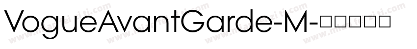VogueAvantGarde-M字体转换
