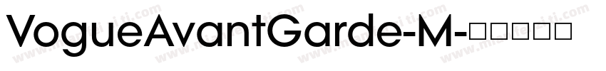 VogueAvantGarde-M字体转换