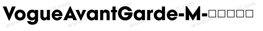 VogueAvantGarde-M字体转换