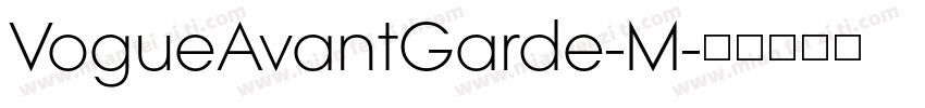 VogueAvantGarde-M字体转换