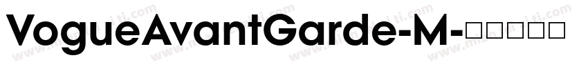 VogueAvantGarde-M字体转换