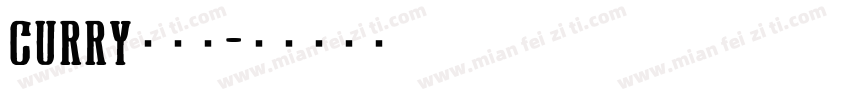 CURRY免费字字体转换