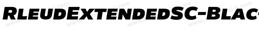 RleudExtendedSC-Blac字体转换