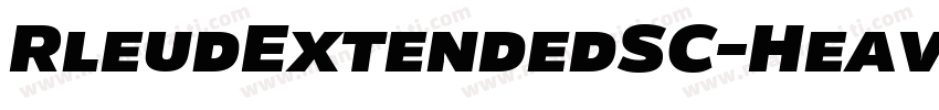 RleudExtendedSC-Heav字体转换