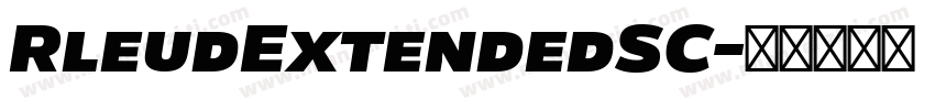 RleudExtendedSC字体转换