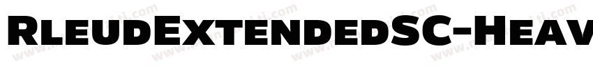 RleudExtendedSC-Heav字体转换