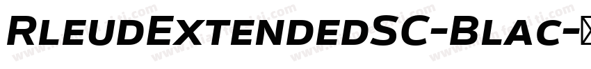 RleudExtendedSC-Blac字体转换