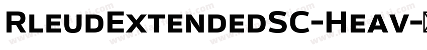 RleudExtendedSC-Heav字体转换
