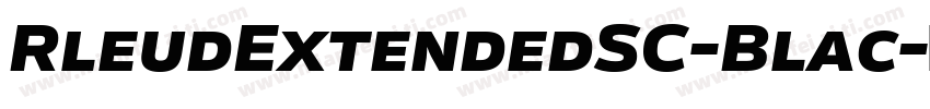 RleudExtendedSC-Blac字体转换