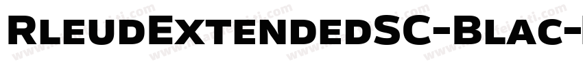 RleudExtendedSC-Blac字体转换