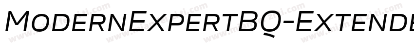 ModernExpertBQ-ExtendedSC字体转换