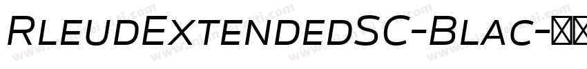 RleudExtendedSC-Blac字体转换