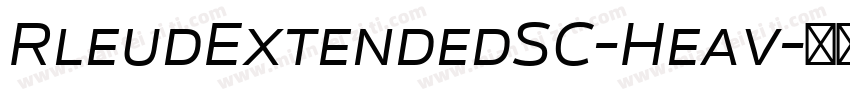 RleudExtendedSC-Heav字体转换