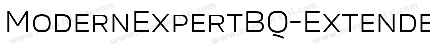 ModernExpertBQ-ExtendedSC字体转换