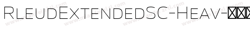 RleudExtendedSC-Heav字体转换