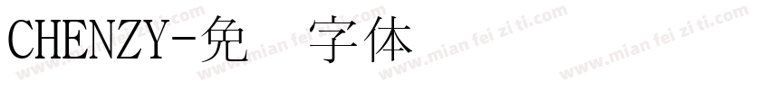 CHENZY字体转换