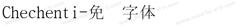 Chechenti字体转换