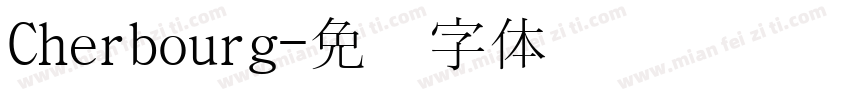 Cherbourg字体转换