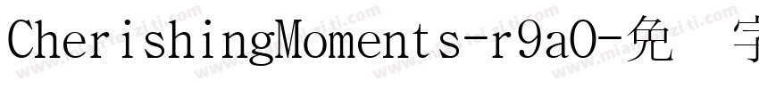 CherishingMoments-r9aO字体转换