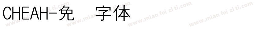 CHEAH字体转换