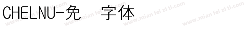 CHELNU字体转换