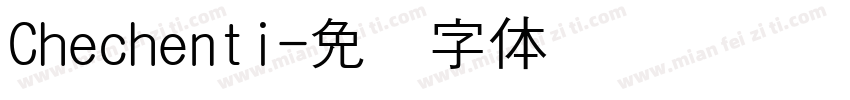 Chechenti字体转换