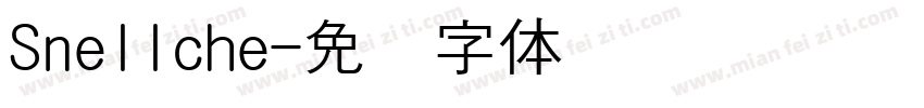 Snellche字体转换