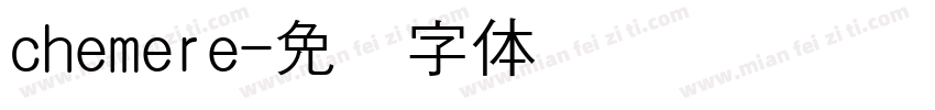 chemere字体转换