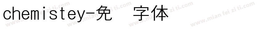 chemistey字体转换