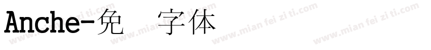 Anche字体转换