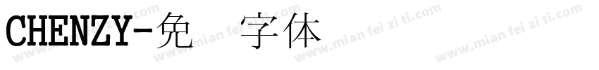 CHENZY字体转换