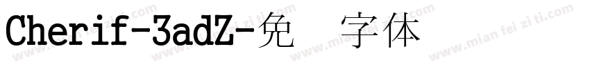 Cherif-3adZ字体转换