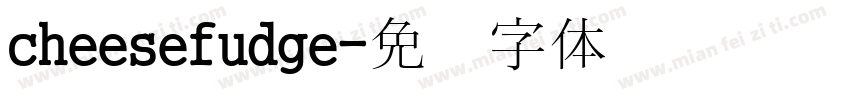 cheesefudge字体转换