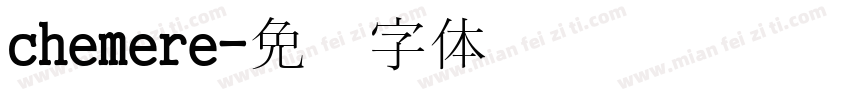 chemere字体转换