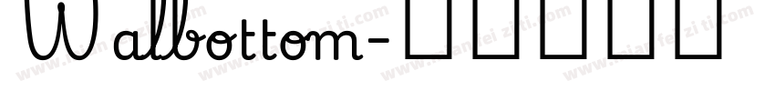 Walbottom字体转换