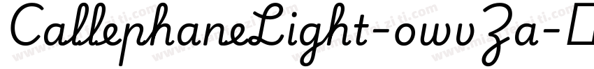 CallephaneLight-owvZa字体转换
