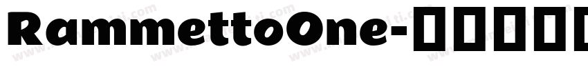 RammettoOne字体转换