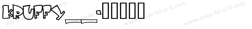KRUFFY__字体转换