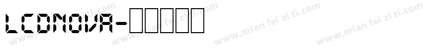 lcdnova字体转换