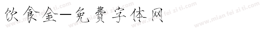 饮食金字体转换