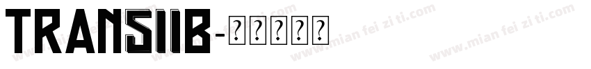 TRAN511B字体转换