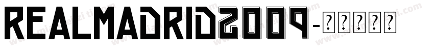 realmadrid2009字体转换