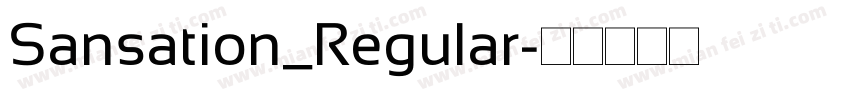 Sansation_Regular字体转换