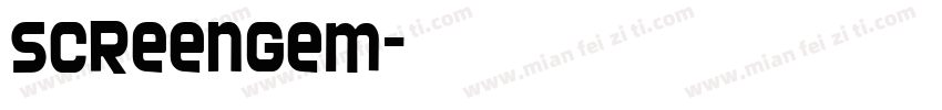 Screengem字体转换