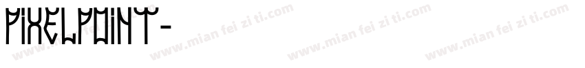 pixelpoint字体转换