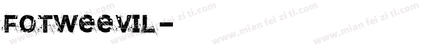 FOTWeevil字体转换