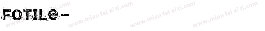 fotile字体转换
