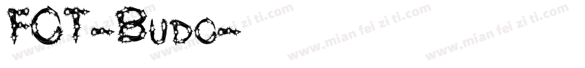 FOT-Budo字体转换