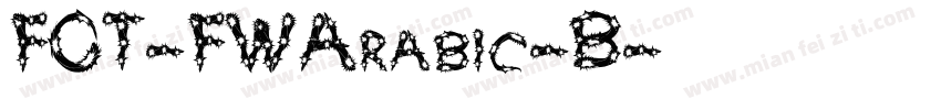 FOT-FWArabic-B字体转换