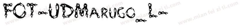FOT-UDMarugo_L字体转换